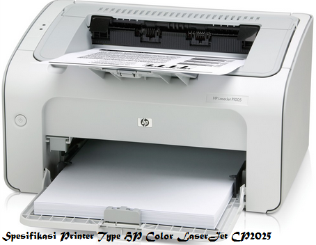 Spesifikasi Printer Type HP Color LaserJet CP2025 September 2016
